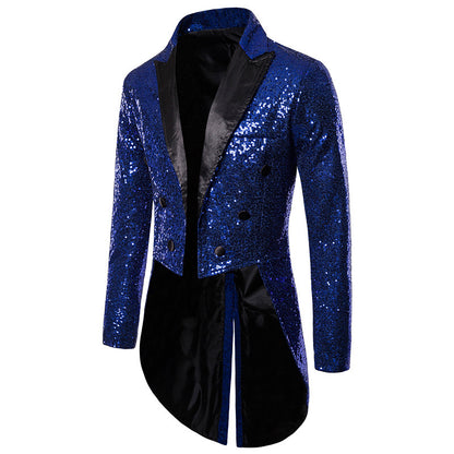 Blazer à sequins glamour pour hommes avec design exclusif Chic und Stil