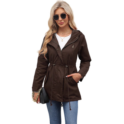 Functional jacket for women with adjustable waist and zipper Chic und Stil