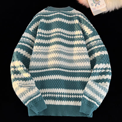 Ladies structured knit pullover Chic und Stil