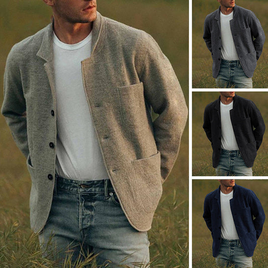 Cardigan pour hommes avec poches pratiques et coupe moderne Chic und Stil