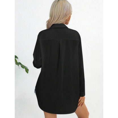 Dames élégante chemise à manches longues en coton respirant Chic und Stil