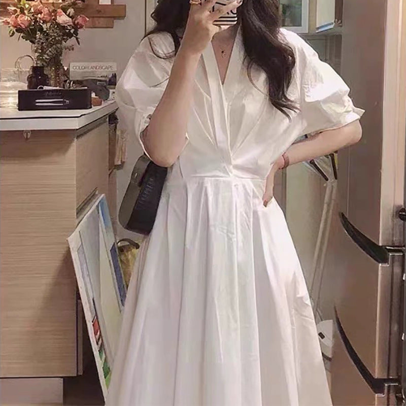 Robe Midi Popeline Élégante pour Femmes Chic und Stil
