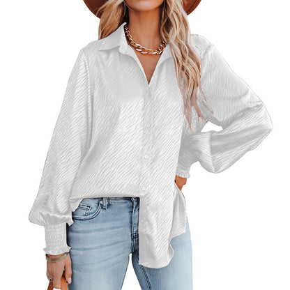 Blouse élégante pour femmes avec fronces et coupe décontractée Chic und Stil