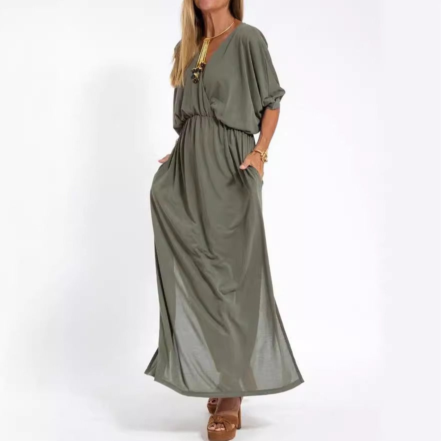 Femme Bohème Chic Maxi Robe Chic und Stil