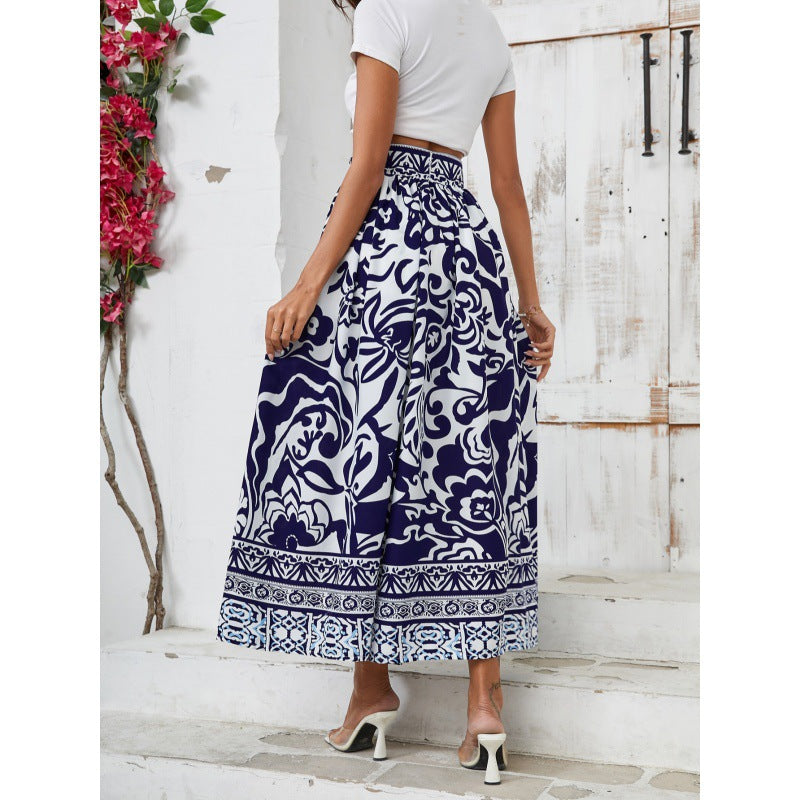 Jupe maxi à fleurs pour femmes Chic und Stil