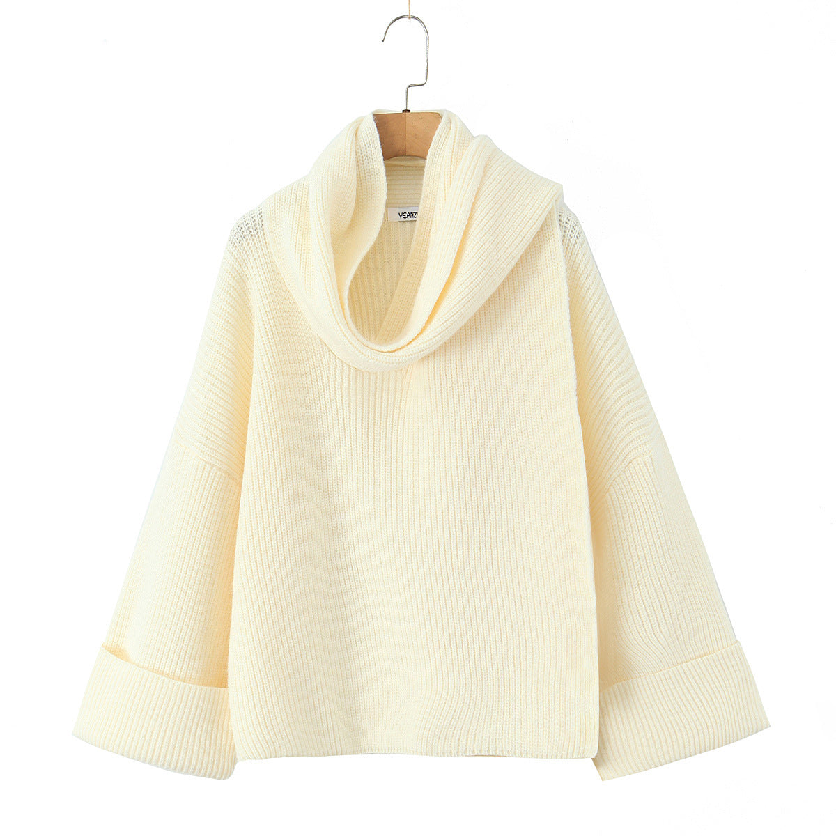 Pull à col roulé chic en grosse maille pour femmes Chic und Stil