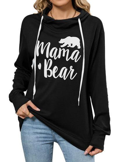 Pull à capuche décontracté pour femmes avec design estampillé Chic und Stil