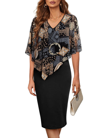 Robe de plage pour femmes avec surimpression florale Chic und Stil
