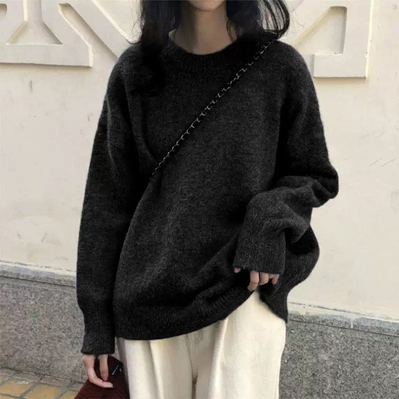 Femme pull oversized confortable Chic und Stil