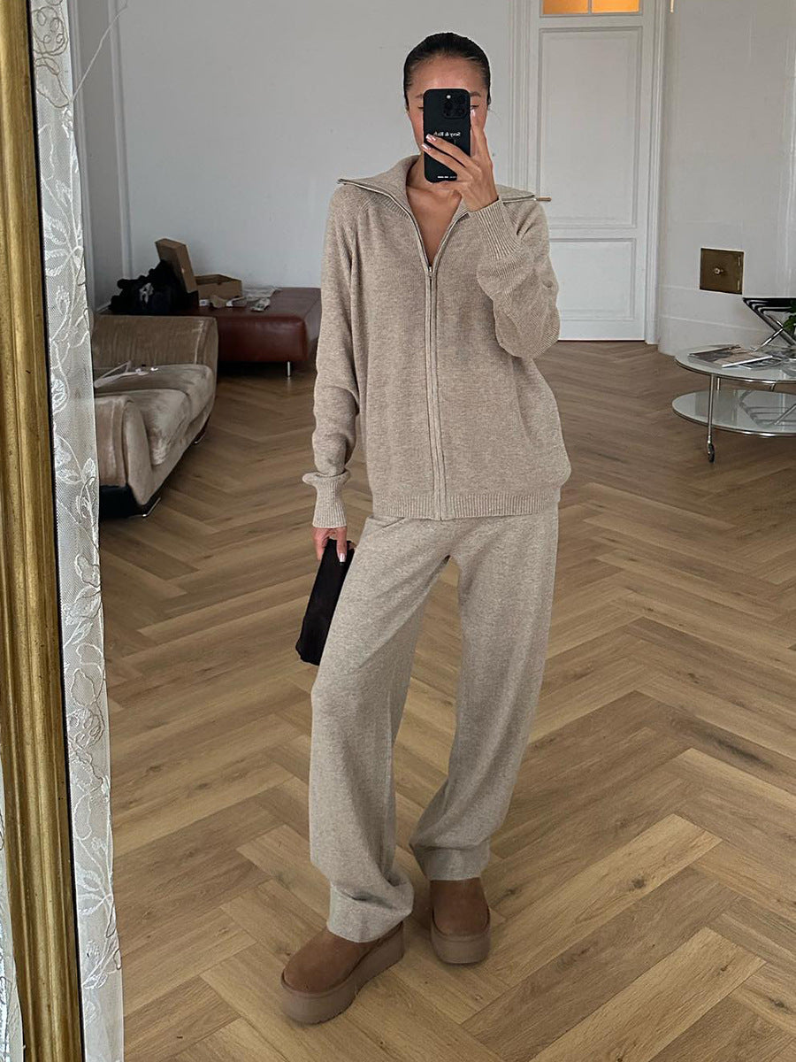 Dames ensemble en polar confortable Chic und Stil