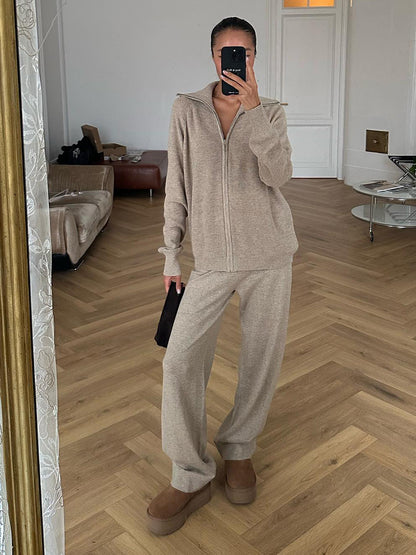 Dames ensemble en polar confortable Chic und Stil