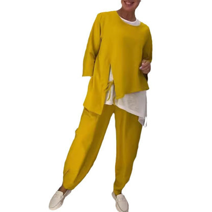 Dames ensemble de lounge décontracté avec des accents à la mode Chic und Stil