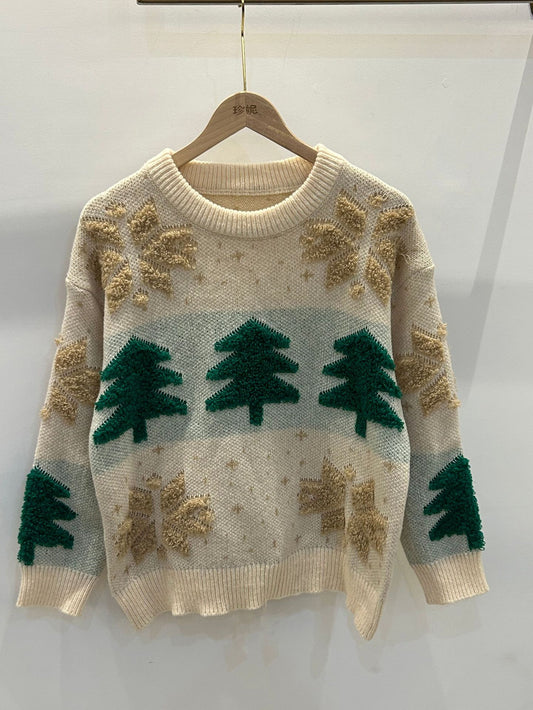 Pull en tricot de Noël pour femmes Chic und Stil