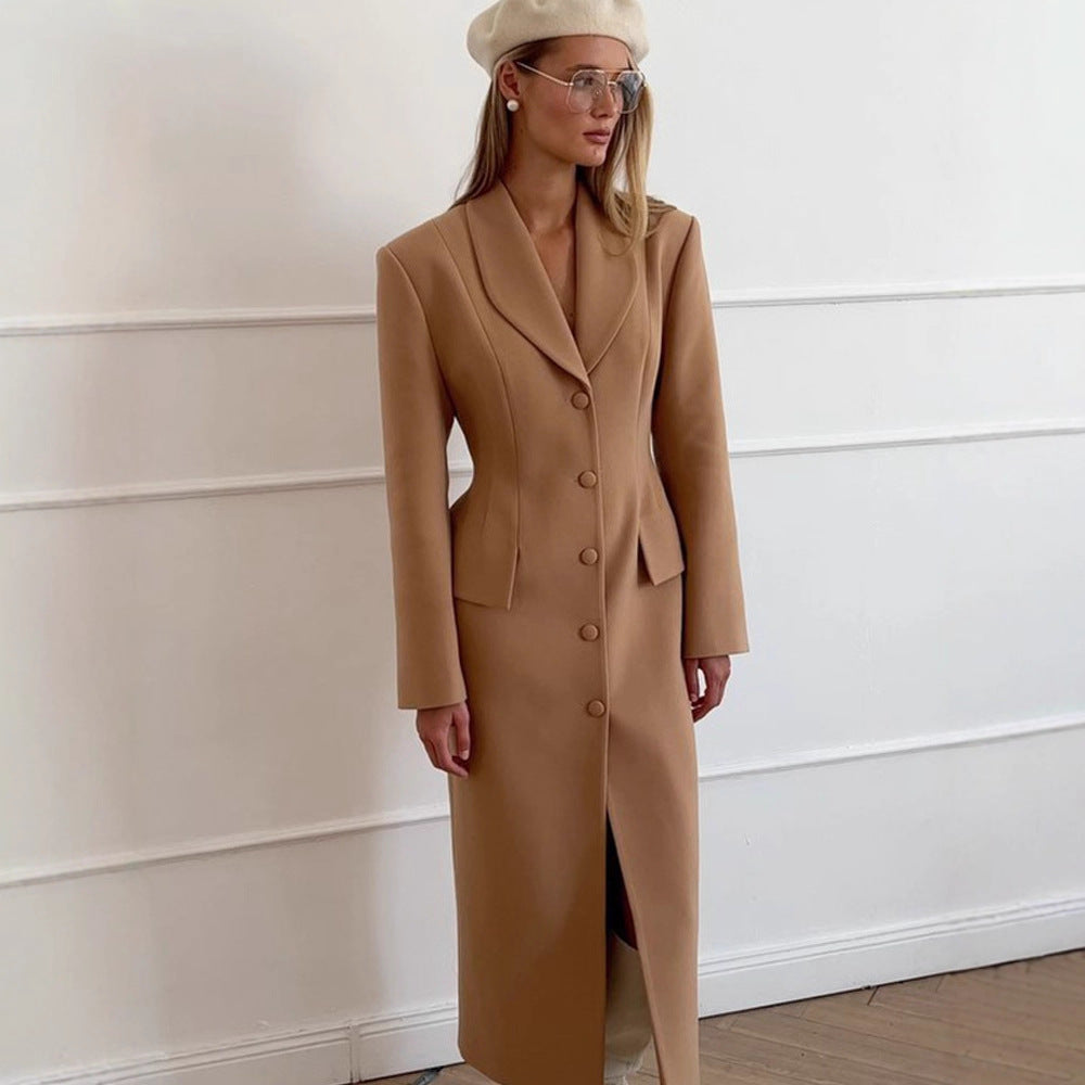 Dames Élégante Veste Oversized Chic und Stil