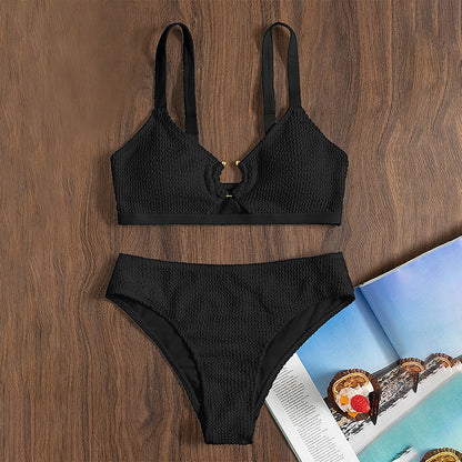 Dames ensemble bikini cut-out texturé Chic und Stil