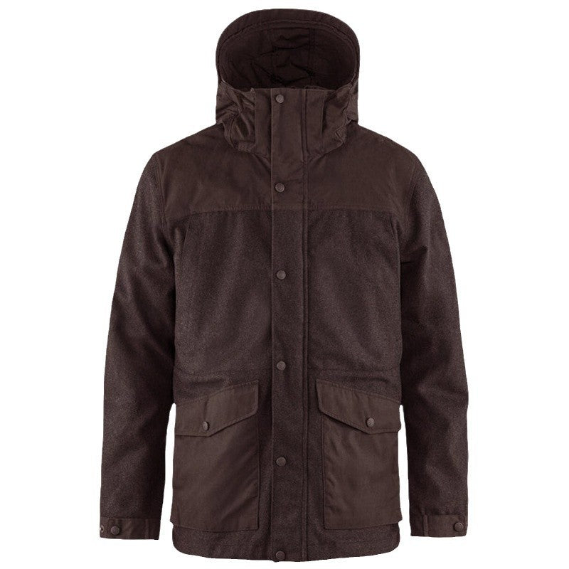 Functional winter jacket for men with removable hood and large pockets Chic und Stil