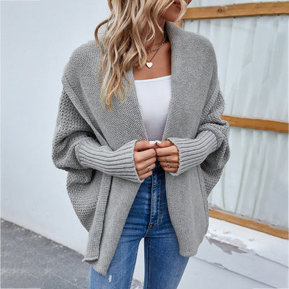 Cardigan pour femmes à coupe ouverte et manches bouffantes Chic und Stil