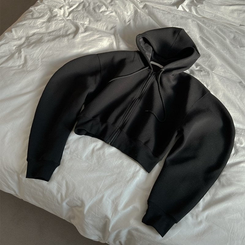 Haut de hoodie décontracté pour femme avec des manches volumineuses Chic & Stil