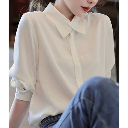 Chemisier en soie élégant pour femmes Chic und Stil