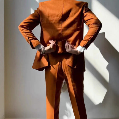 Costume élégant pour hommes en tissu structuré et coupe moderne Chic und Stil