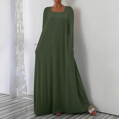 Robe maxi ample pour femmes avec poches pratiques Chic und Stil