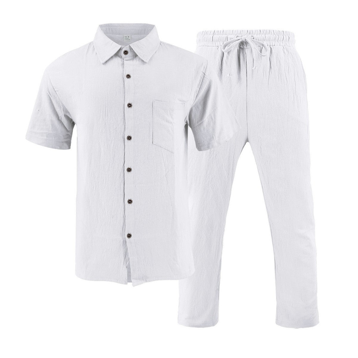 Airy summer set for men with modern shirt and comfortable pants Chic and Style
