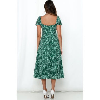 Robe maxi élégante évasée pour femmes avec fentes latérales Chic und Stil