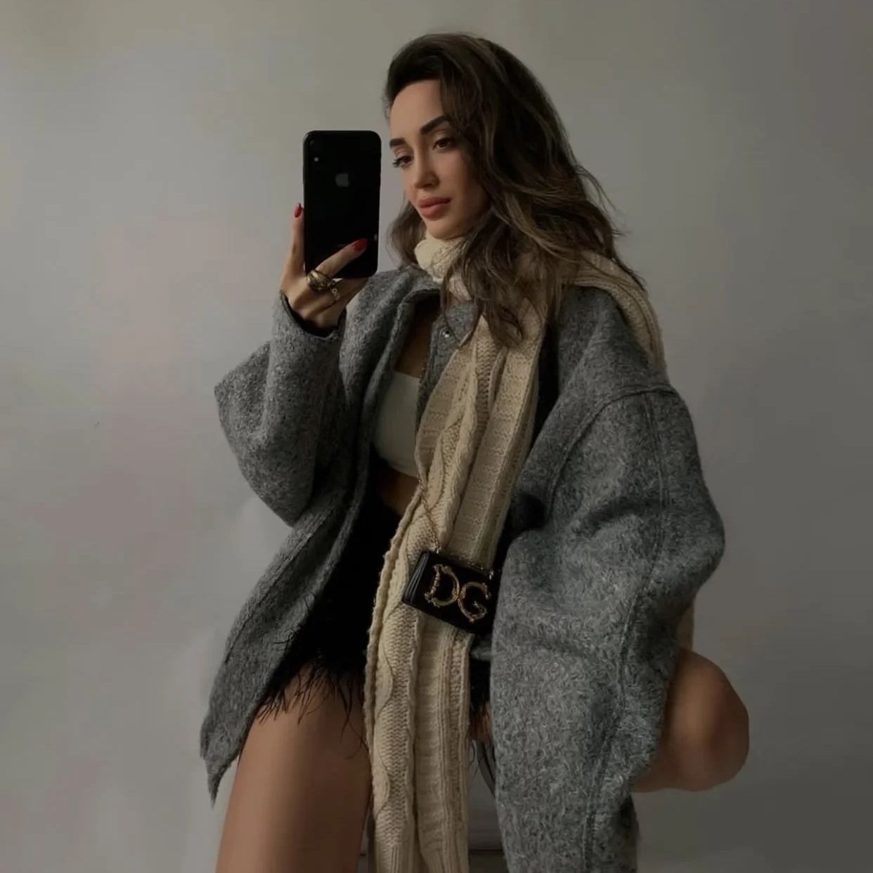 Dames élégante veste en teddy Chic und Stil