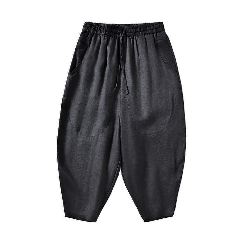 Linen pants for women with a relaxed fit and elastic waist Chic und Stil