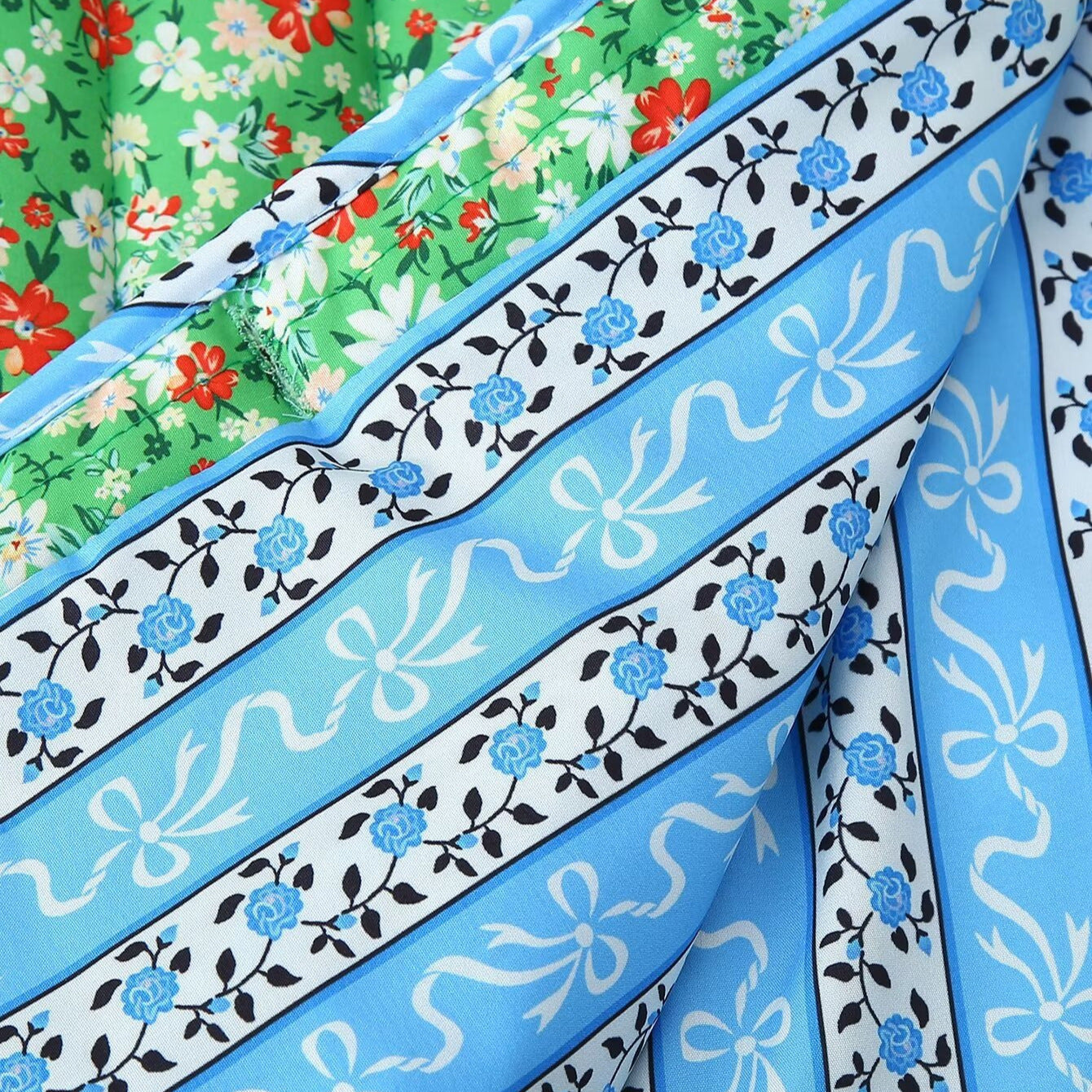 Dame veste à fleurs matelassée avec poches pratiques et col élégant Chic und Stil