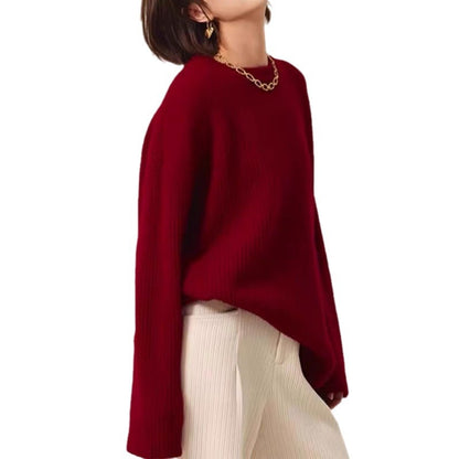 Pull à col roulé en tricot épais Chic und Stil pour femme