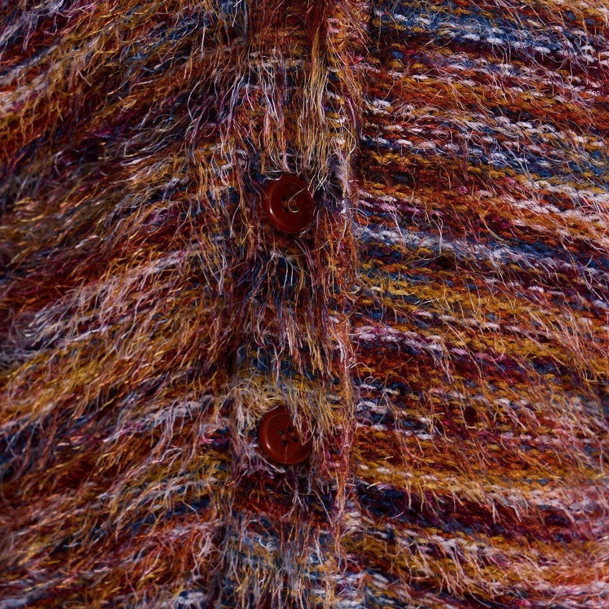 Cardigan décontracté pour femmes en tissu structuré pelucheux Chic und Stil