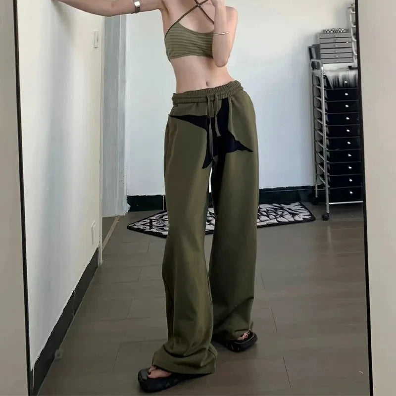 Women Comfortable Loose Jogging Pants with Elastic Waist and Practical Pockets Chic and Style