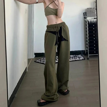 Women Comfortable Loose Jogging Pants with Elastic Waist and Practical Pockets Chic and Style