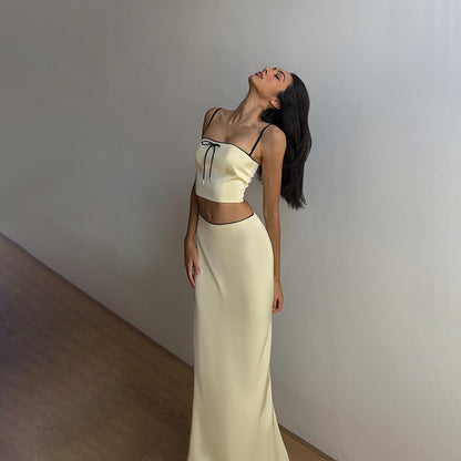Robe maxi A ligne deux pièces élégante Chic und Stil pour dames