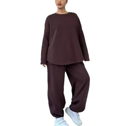 Dames Cozy Oversized Sweat-Set avec des poches spacieuses et une coupe confortable Chic und Stil