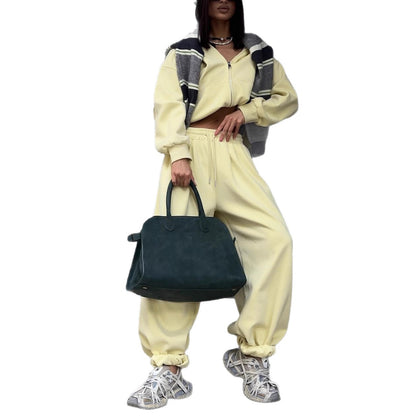 Dames confortable et décontracté ensemble de hoodie Chic und Stil