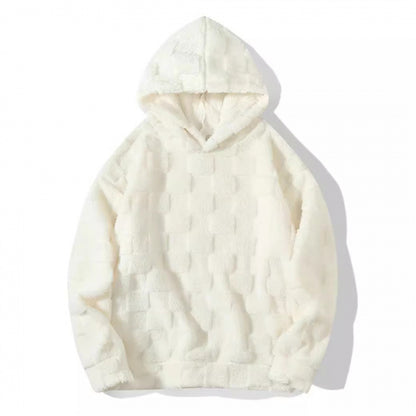 Damen Kuscheliger Fleece-Hoodie mit strukturiertem Design und Kapuze Chic und Stil