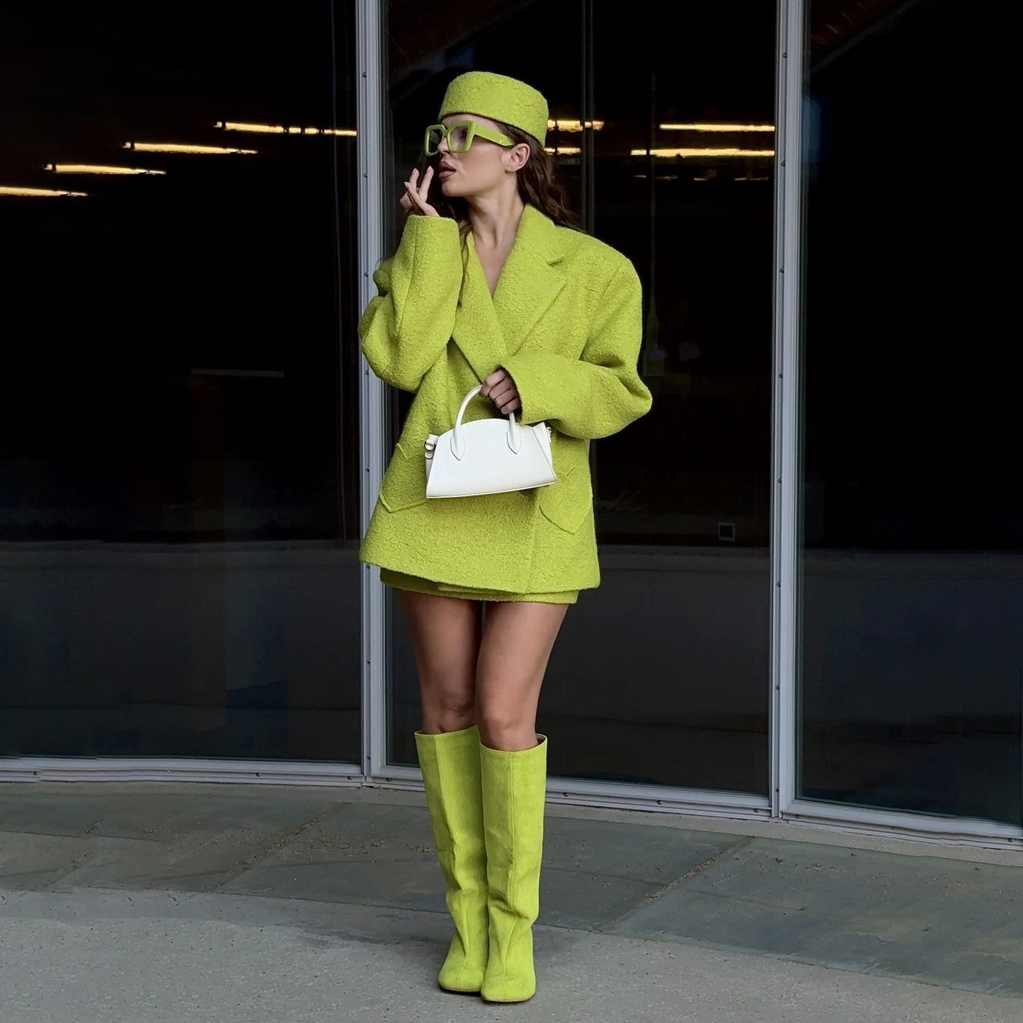 Dames Blazer Oversized en matériau structuré Chic und Stil