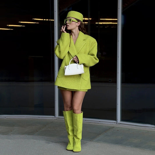 Dames Blazer Oversized en matériau structuré Chic und Stil