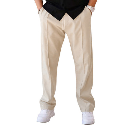 Casual pants for men with elastic waistband and comfortable fit Chic und Stil