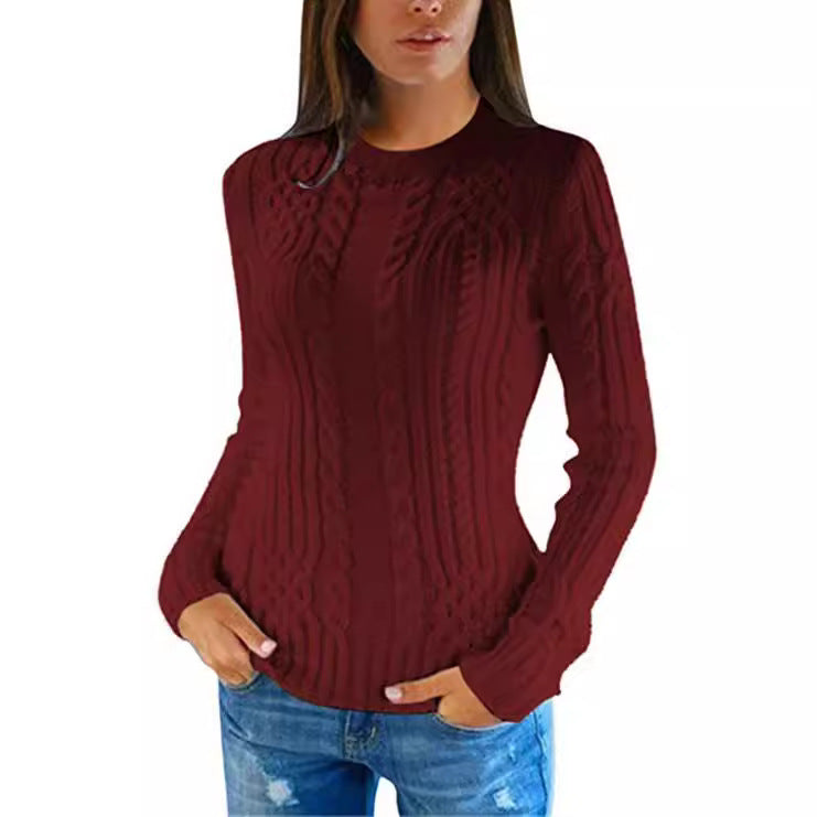 Pull en tricot pour femmes avec un motif de câble élégant Chic und Stil