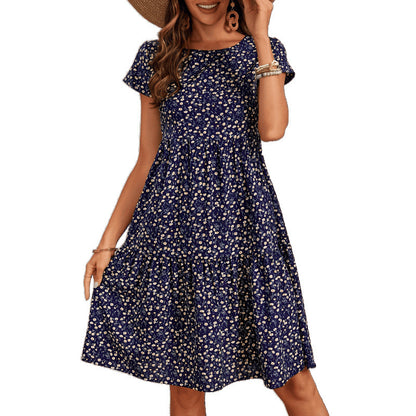 Femme robe A-ligne à motif floral Chic und Stil