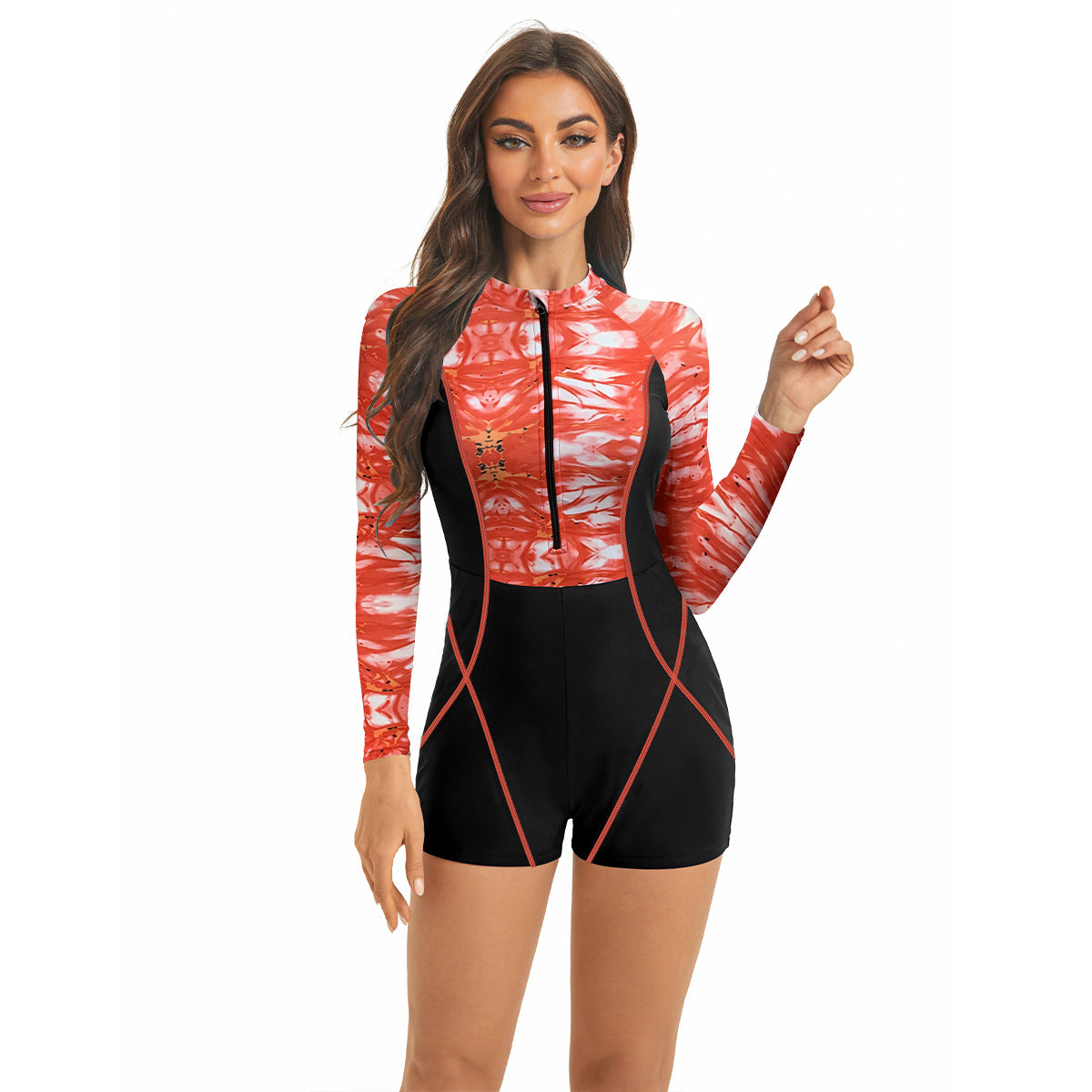 Maillot de bain pour femmes avec short et manches longues Chic und Stil