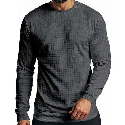 Pull en tricot à la mode pour hommes avec matériau supérieur texturé Chic und Stil