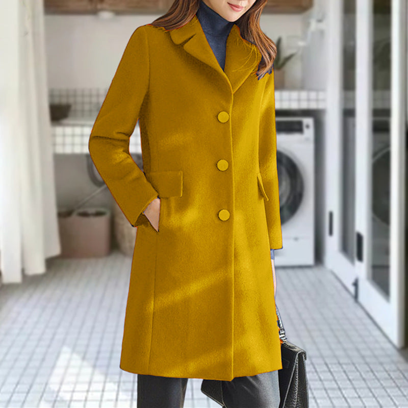 Ladies classic wool coat Chic and Style