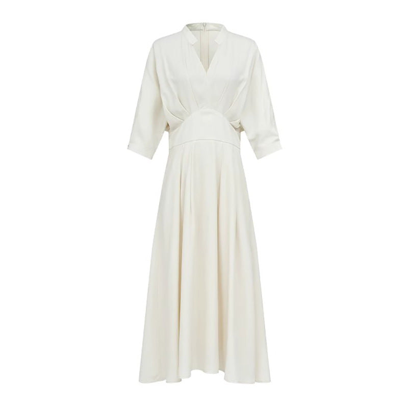 Robe Maxi Plissée Élégante pour Femme Chic und Stil