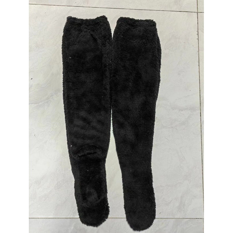 Chaussettes Overknee douces en polaire pour femmes Chic und Stil