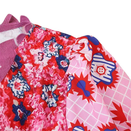 Robe maxi femme avec un design floral et des détails de volants raffinés Chic und Stil