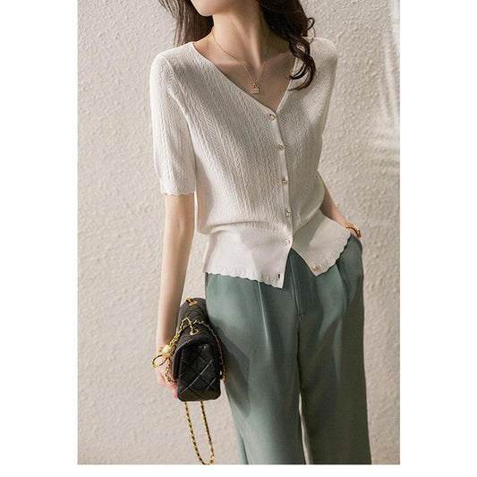 T-shirt à manches courtes pour femmes Chic und Stil